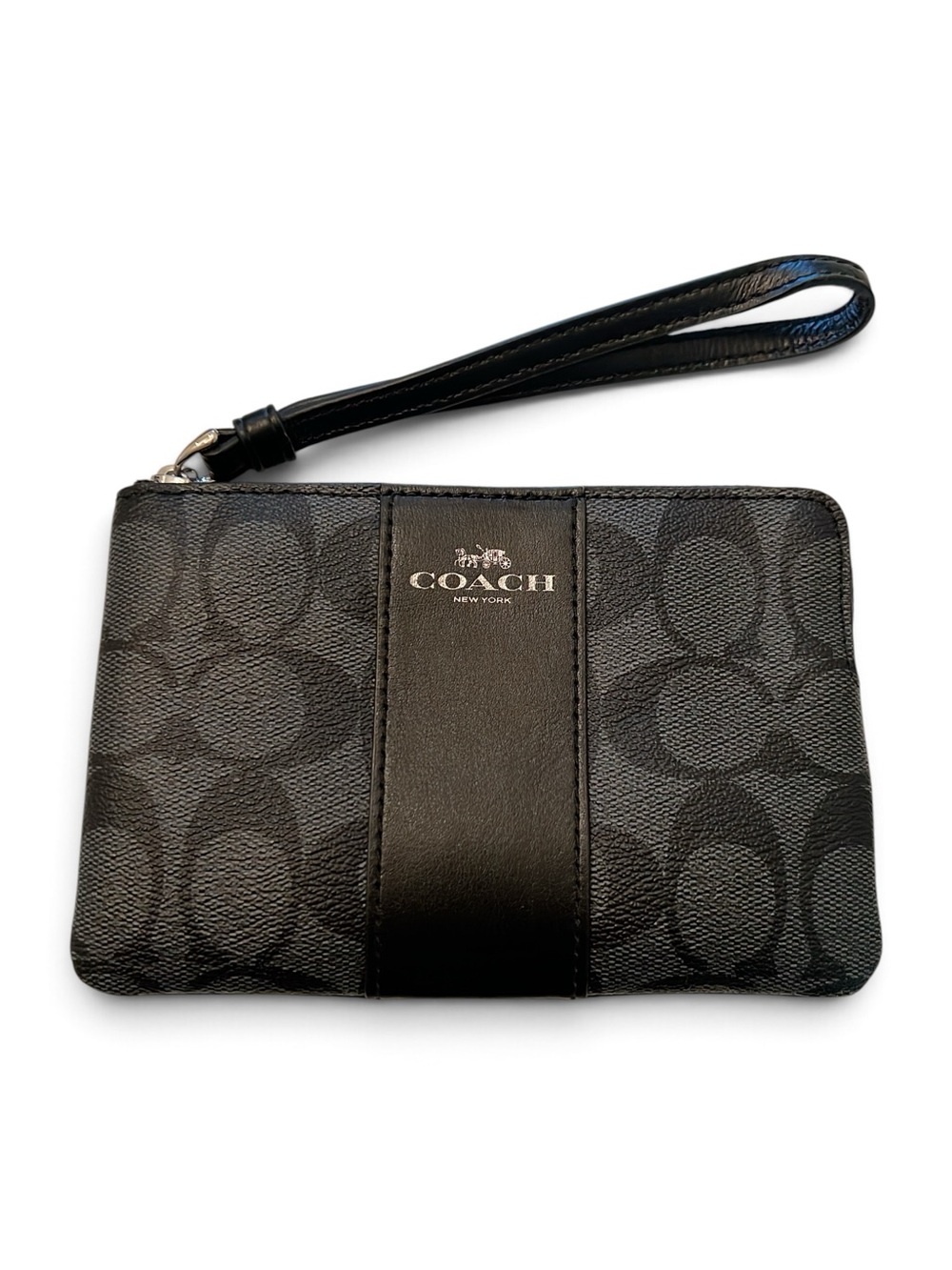 Coach | Signature Zip Wristlet